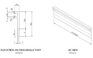 Clip Top Base CB30 Technical Drawing-1