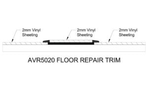 Floor Repair Trim AVR5020 Technical Drawing
